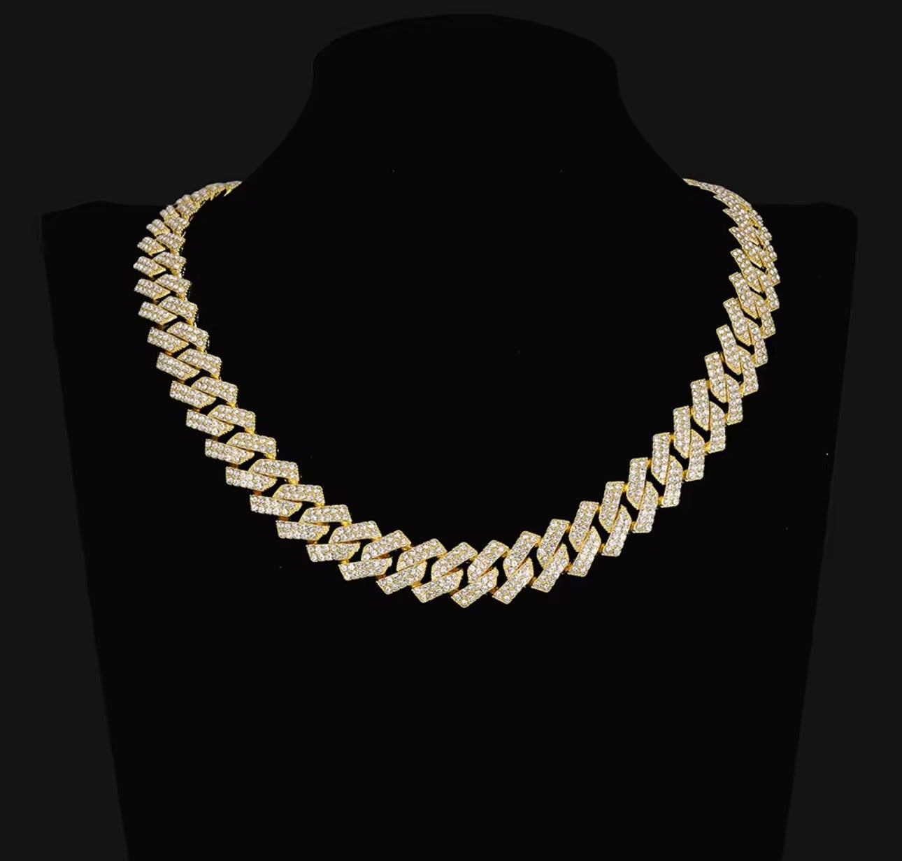Cubana con baño de oro 18K