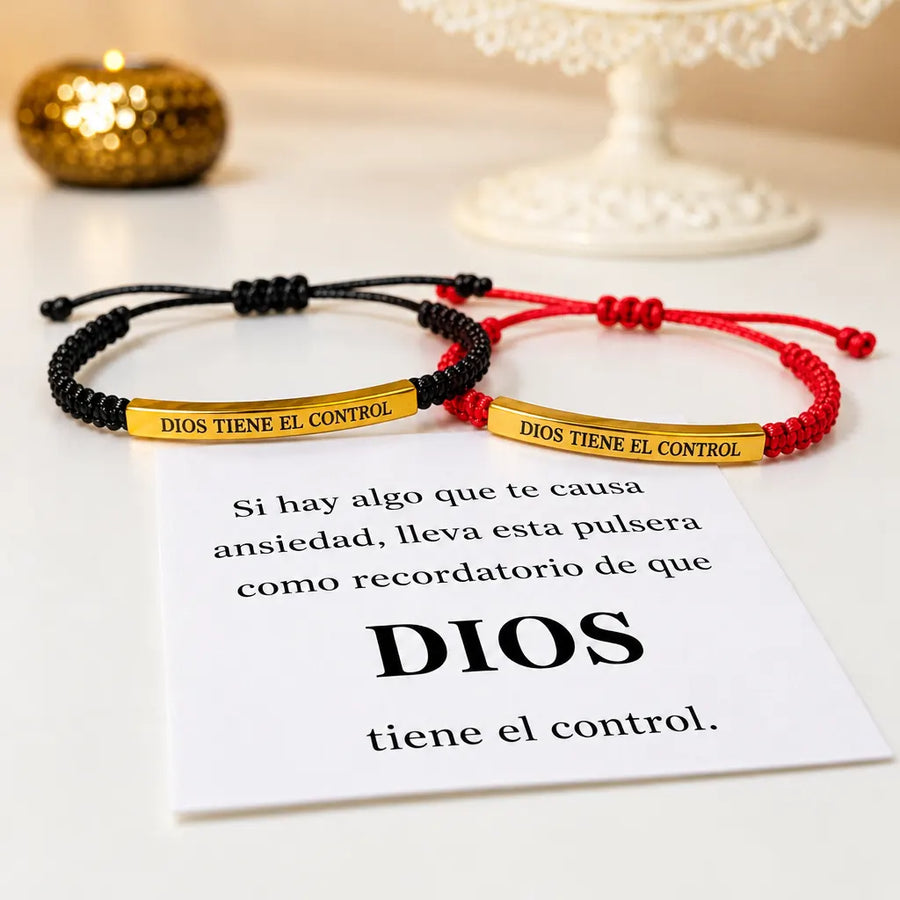 Pulsera Dios tiene el control