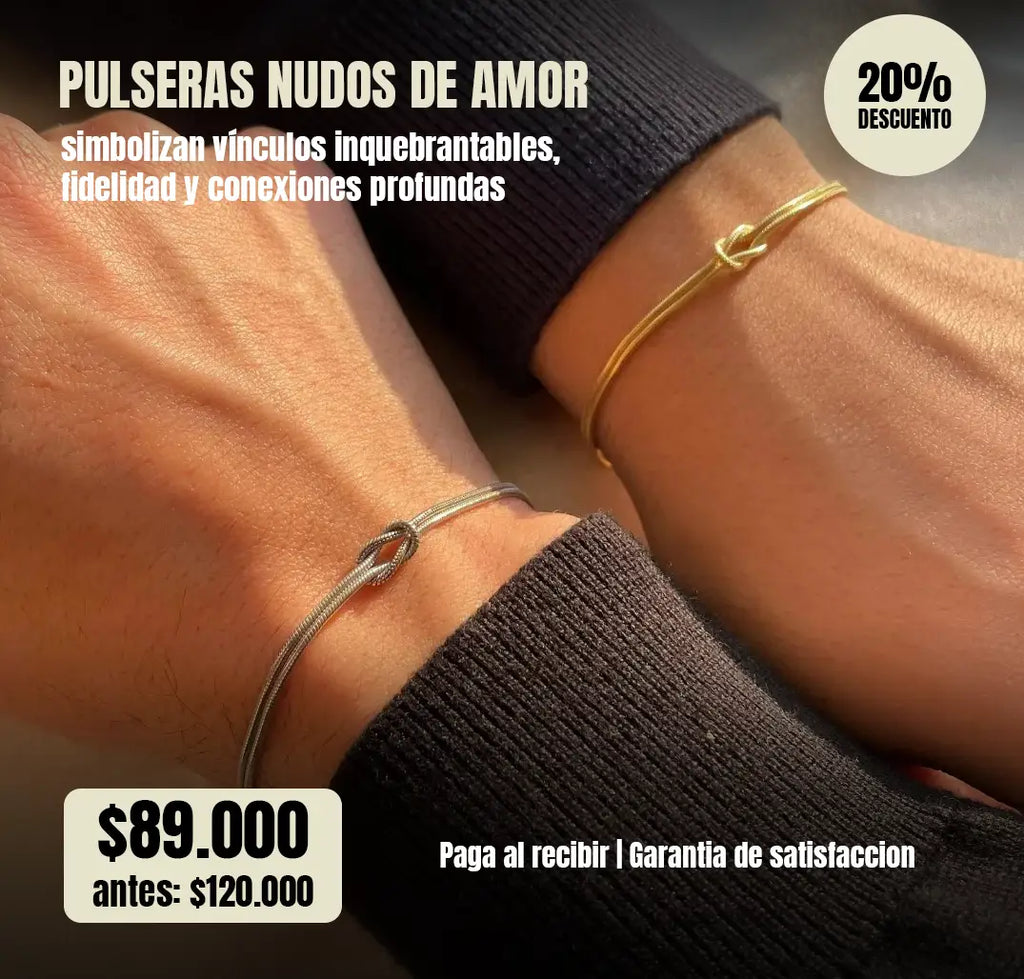 Pulseras nudos de amor