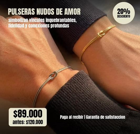 Pulseras nudos de amor