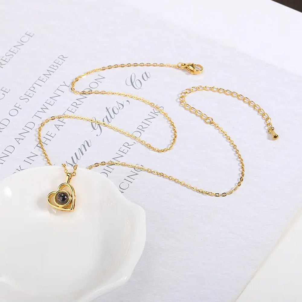 Collar corazón personalizado con tu foto favorita