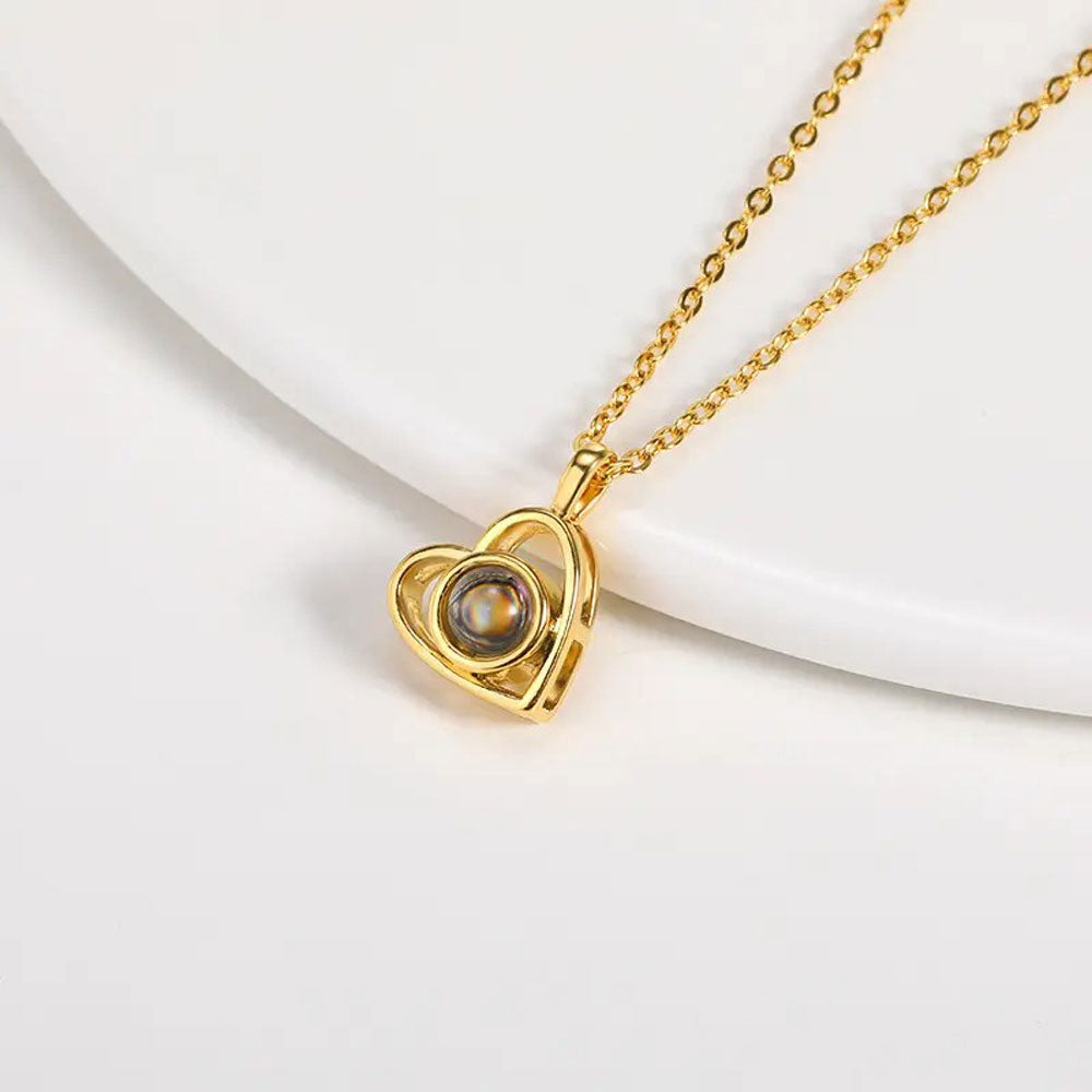Collar corazón personalizado con tu foto favorita