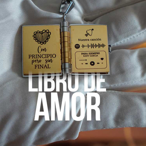 Llavero libro de amor