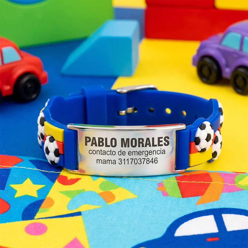 Pulsera de identificación QR SALVAVIDAS