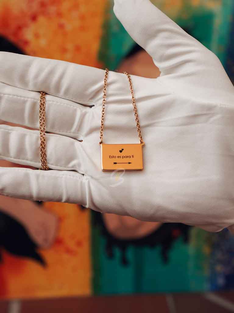 Collar deslizable ¿Quieres ser mi novia?