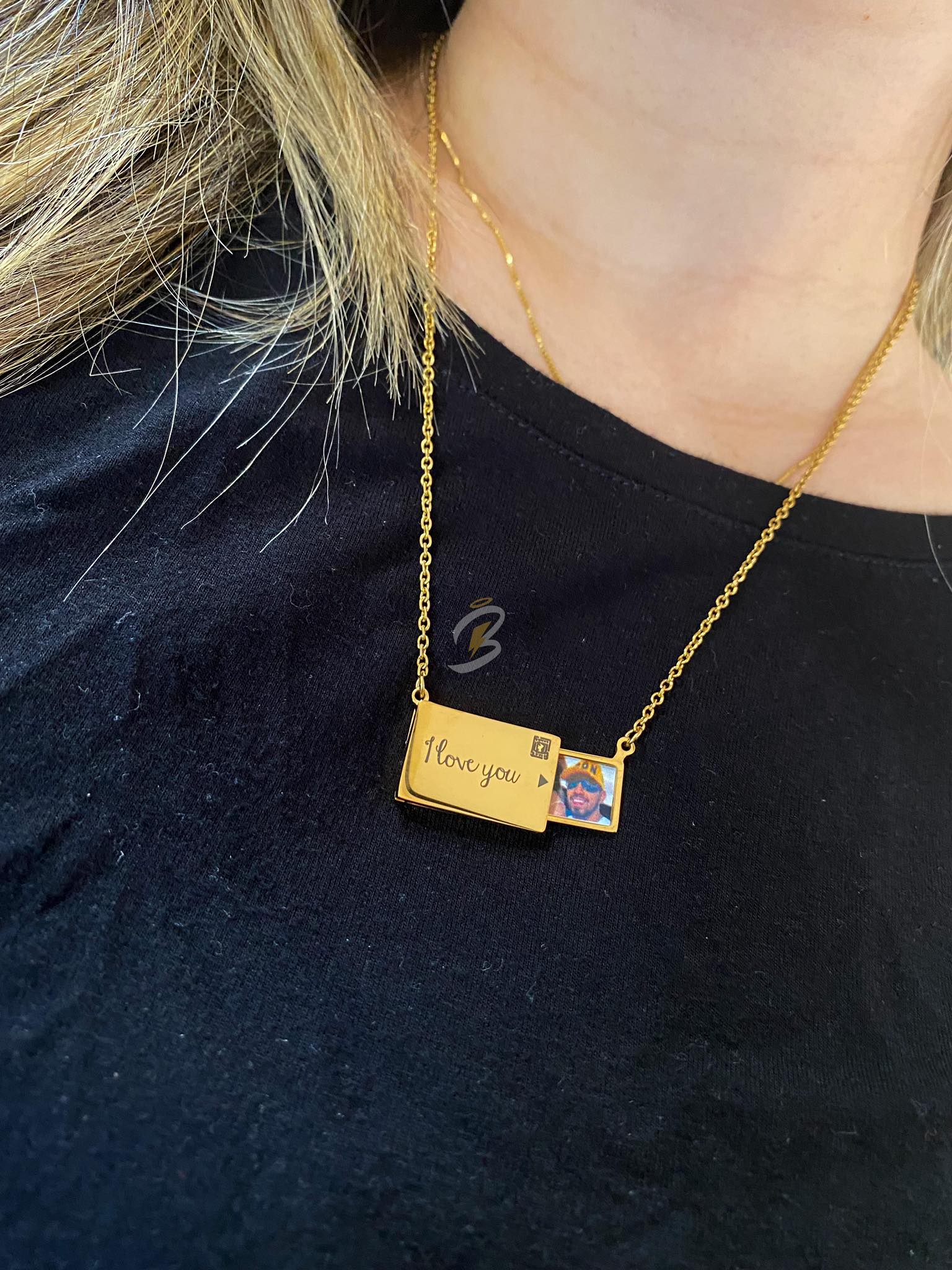 Collar con tu foto favorita deslizable no