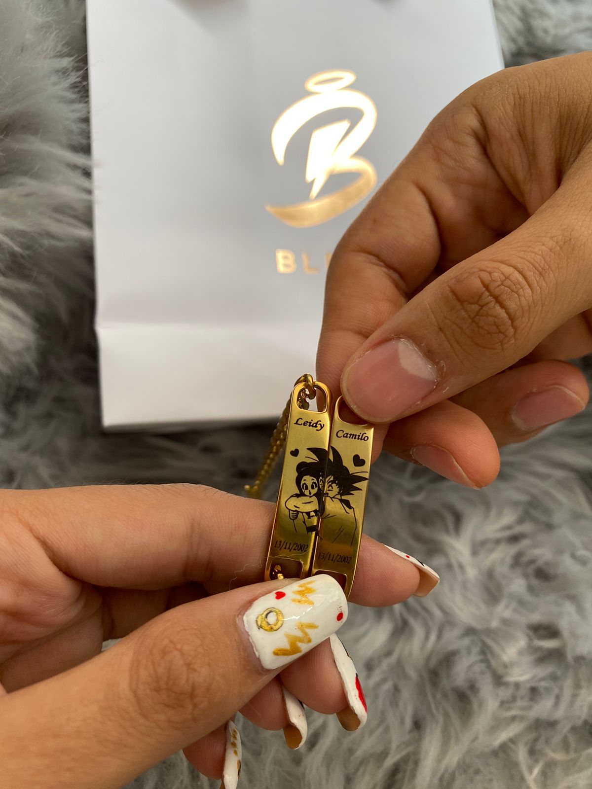 Pulseras personalizadas Goku & Milk