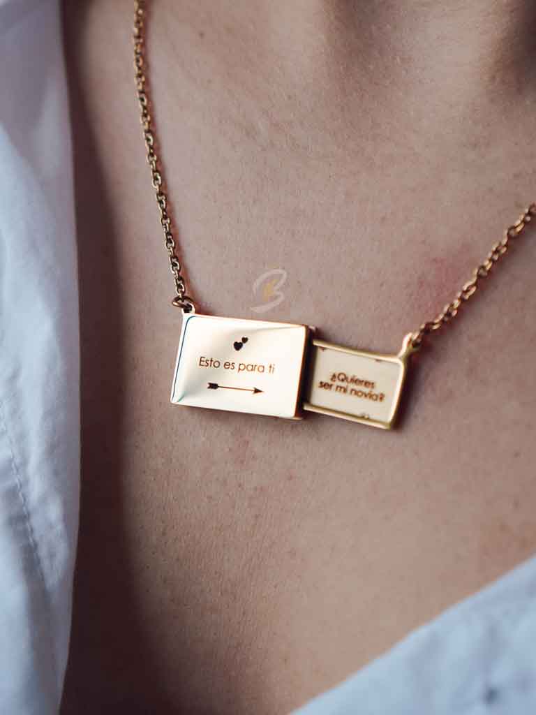Collar deslizable ¿Quieres ser mi novia?
