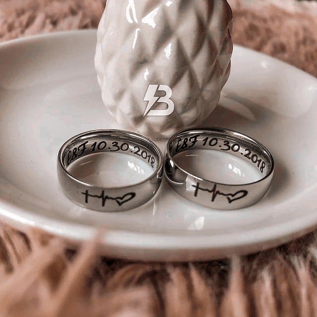 Anillos personalizados plata hotsell