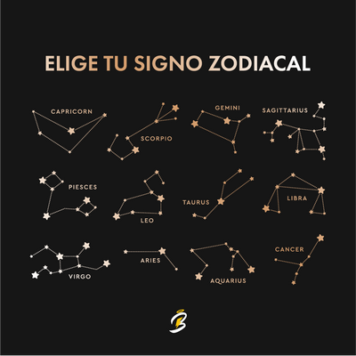 Collar con tu signo zodiacal en constelación