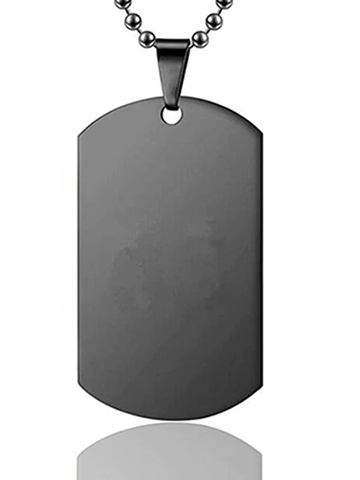 Collar de Placa Militar Personalizada BLESS Accesorios