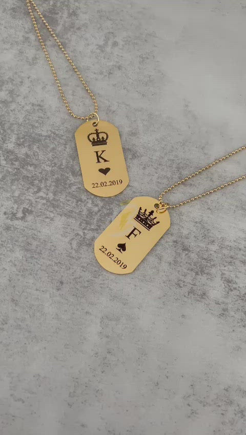 Collares personalizados para parejas o amigos