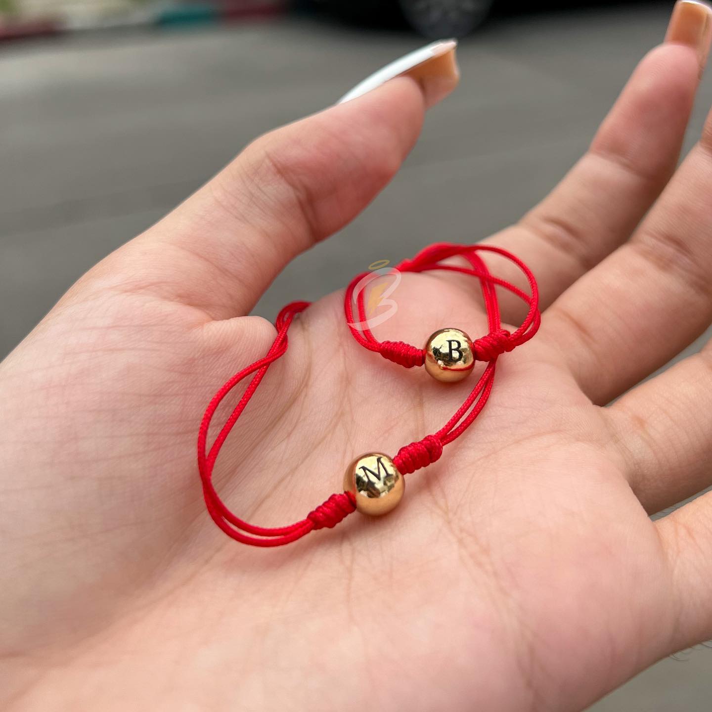 Pulseras personalizadas con tu inicial y la de tu persona especial