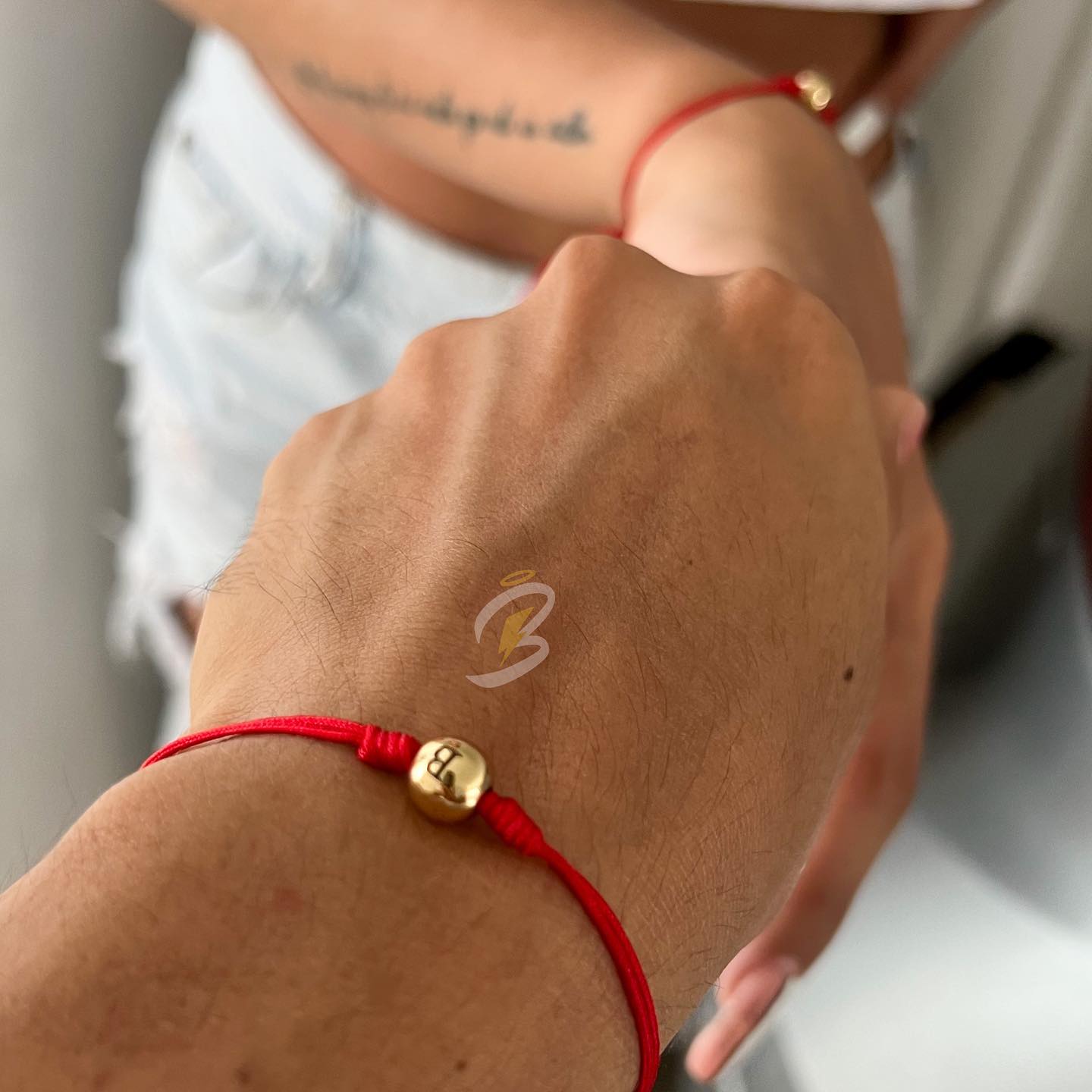 Pulseras personalizadas con tu inicial y la de tu persona especial